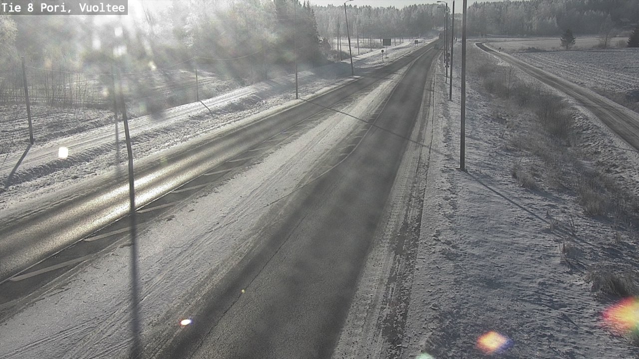 Weather Camera Image Väg 8 Björneborg, Vuoltee, Pori, Satakunta