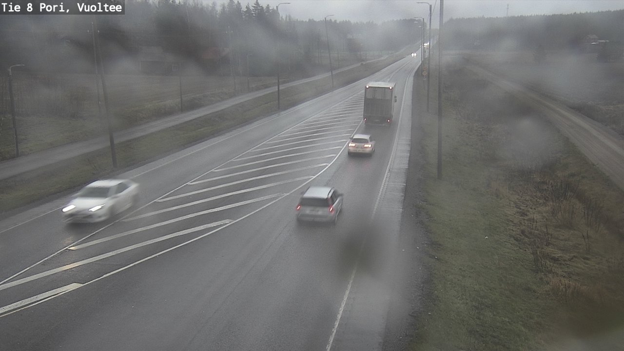 Weather Camera Image Road 8 Pori, Vuoltee, Pori, Satakunta