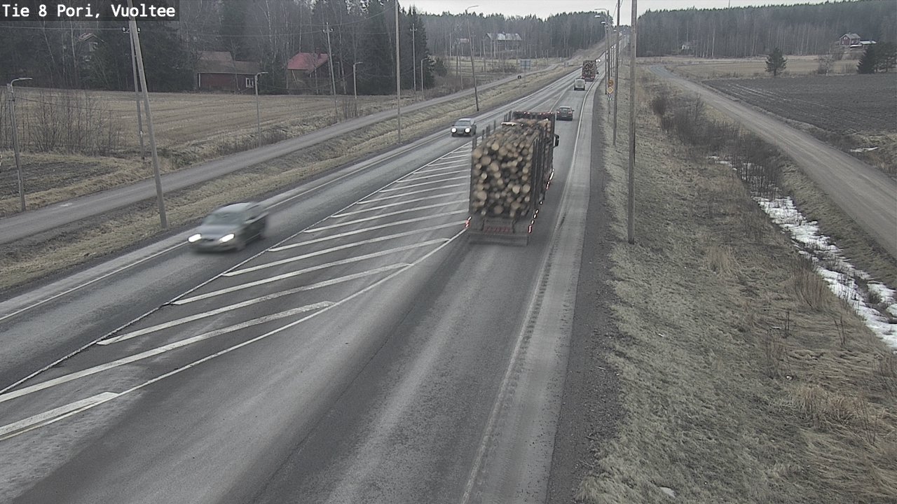 Weather Camera Image Road 8 Pori, Vuoltee, Pori, Satakunta