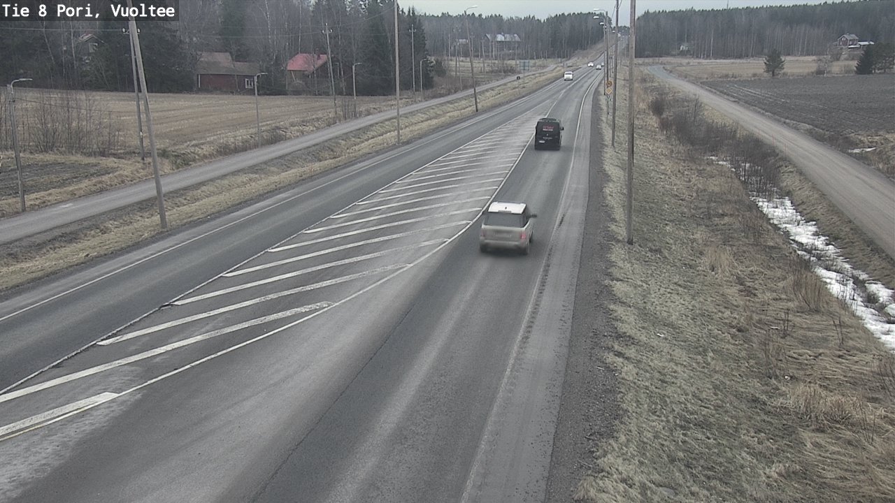 Weather Camera Image Väg 8 Björneborg, Vuoltee, Pori, Satakunta
