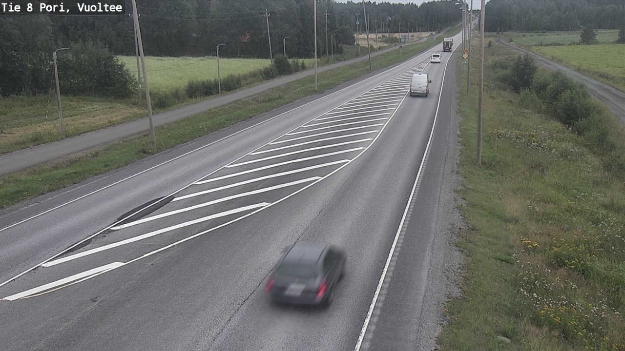 Weather Camera Image Road 8 Pori, Vuoltee, Pori, Satakunta