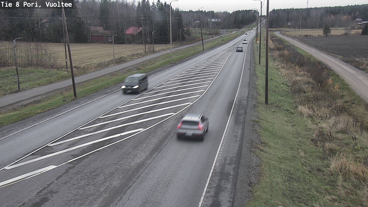 Kelikamerat Kuva Tie 8 Pori, Vuoltee, Pori, Satakunta