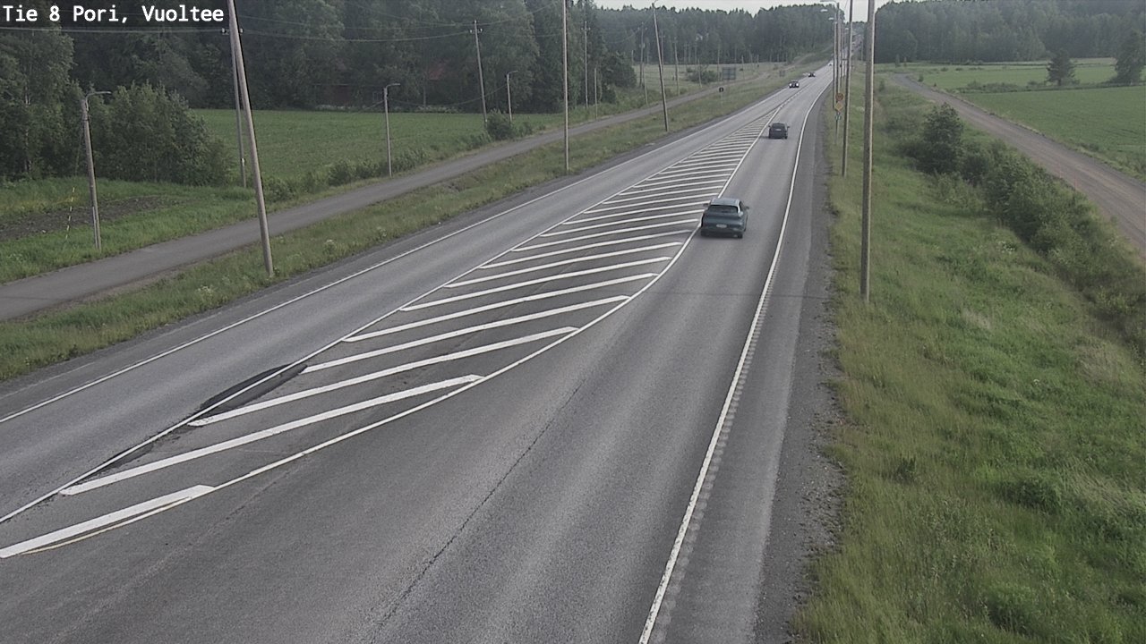 Kelikamerat Kuva Tie 8 Pori, Vuoltee, Pori, Satakunta