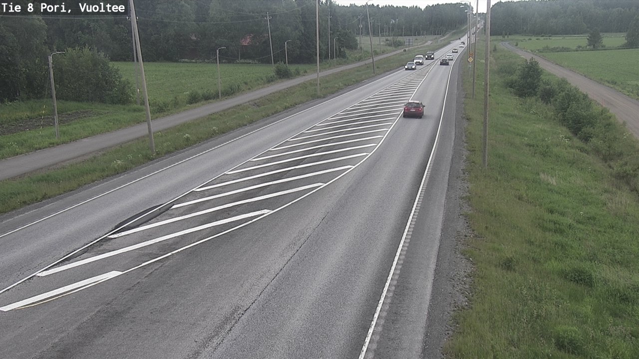 Kelikamerat Kuva Tie 8 Pori, Vuoltee, Pori, Satakunta
