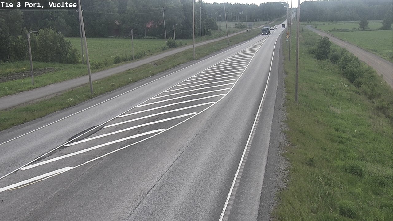Kelikamerat Kuva Tie 8 Pori, Vuoltee, Pori, Satakunta