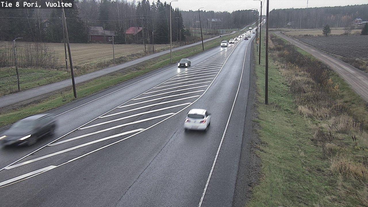 Kelikamerat Kuva Tie 8 Pori, Vuoltee, Pori, Satakunta