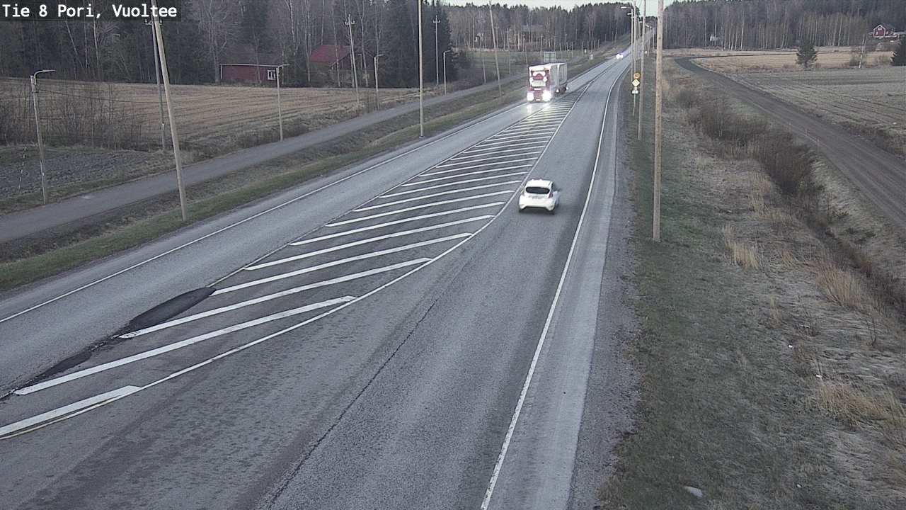 Kelikamerat Kuva Tie 8 Pori, Vuoltee, Pori, Satakunta