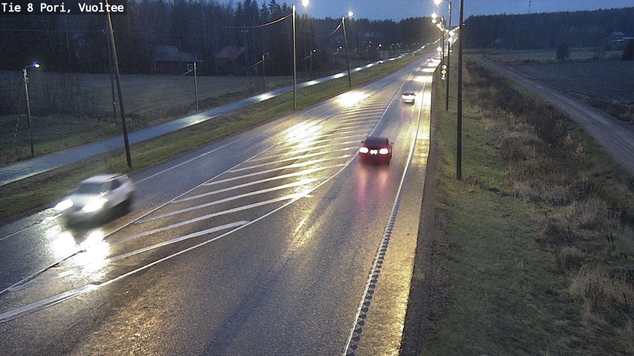 Kelikamerat Kuva Tie 8 Pori, Vuoltee, Pori, Satakunta