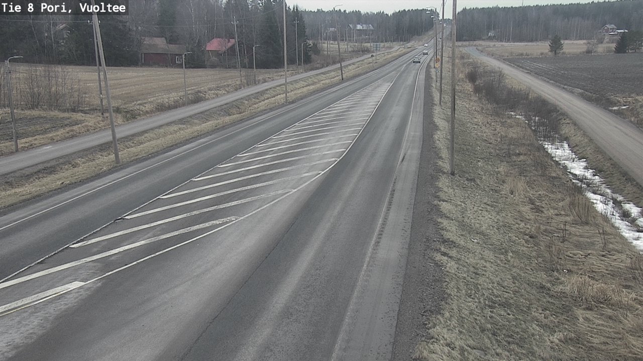 Weather Camera Image Väg 8 Björneborg, Vuoltee, Pori, Satakunta