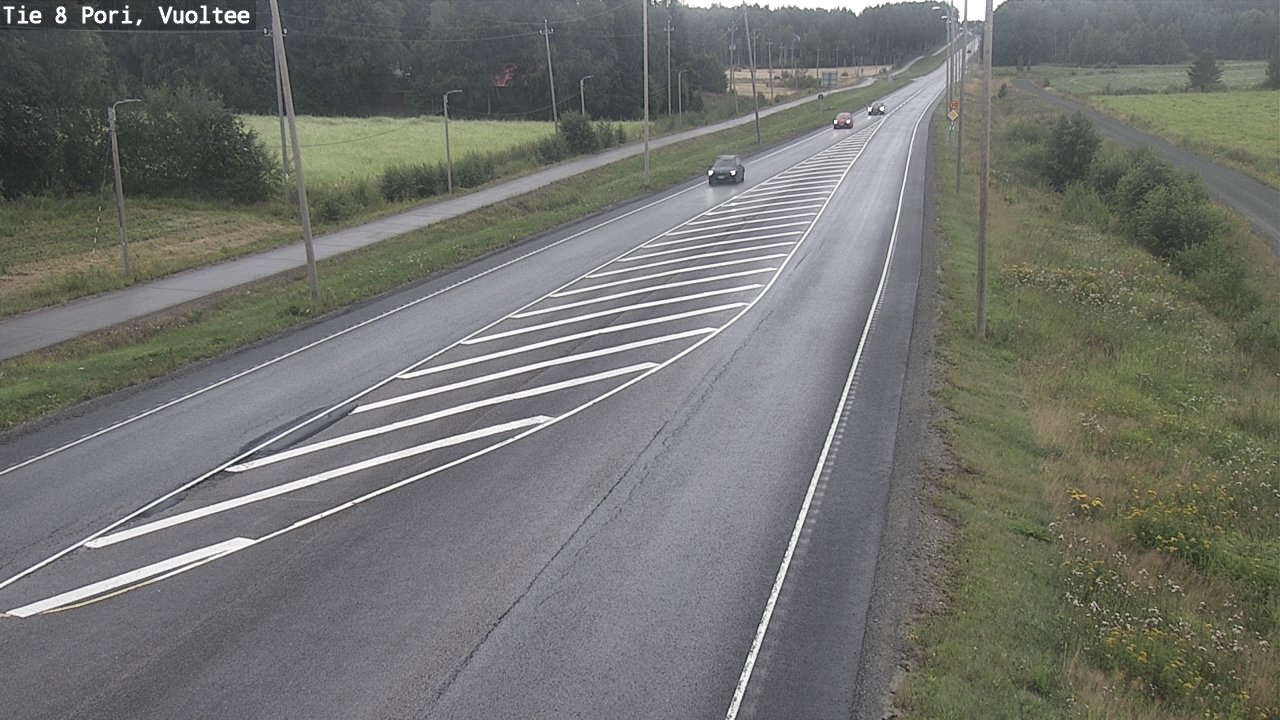 Weather Camera Image Road 8 Pori, Vuoltee, Pori, Satakunta
