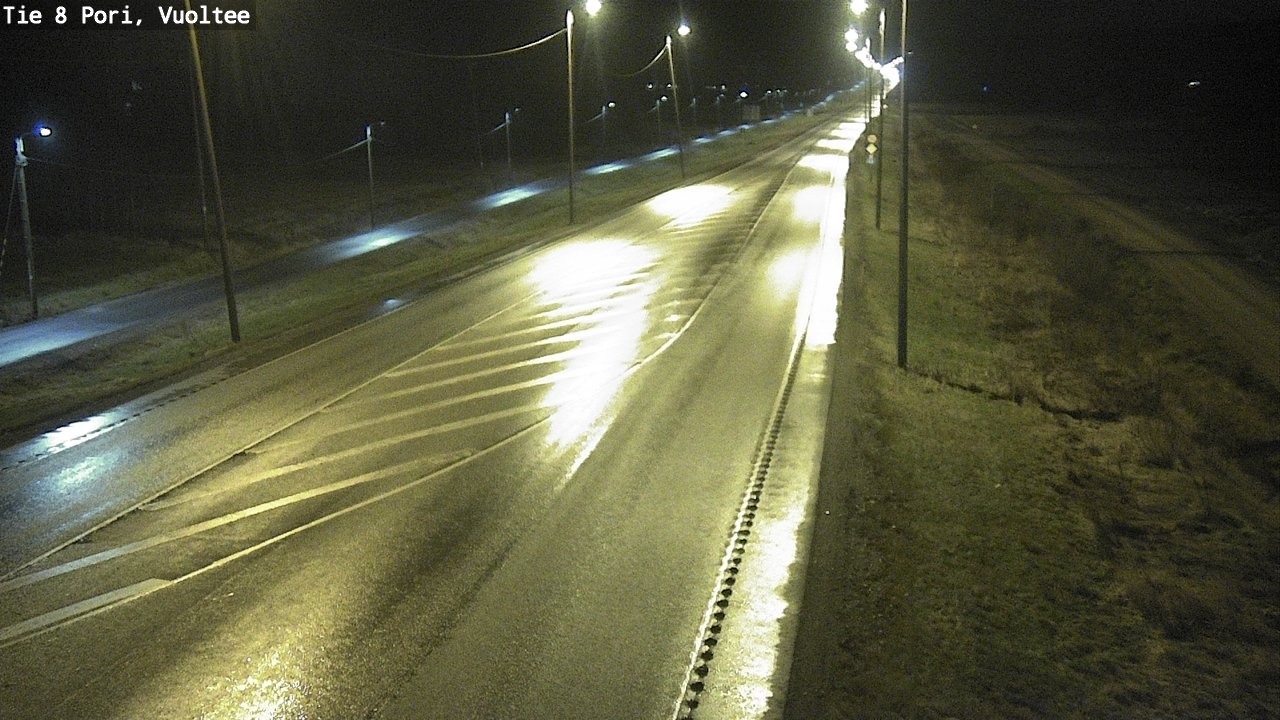 Weather Camera Image Road 8 Pori, Vuoltee, Pori, Satakunta