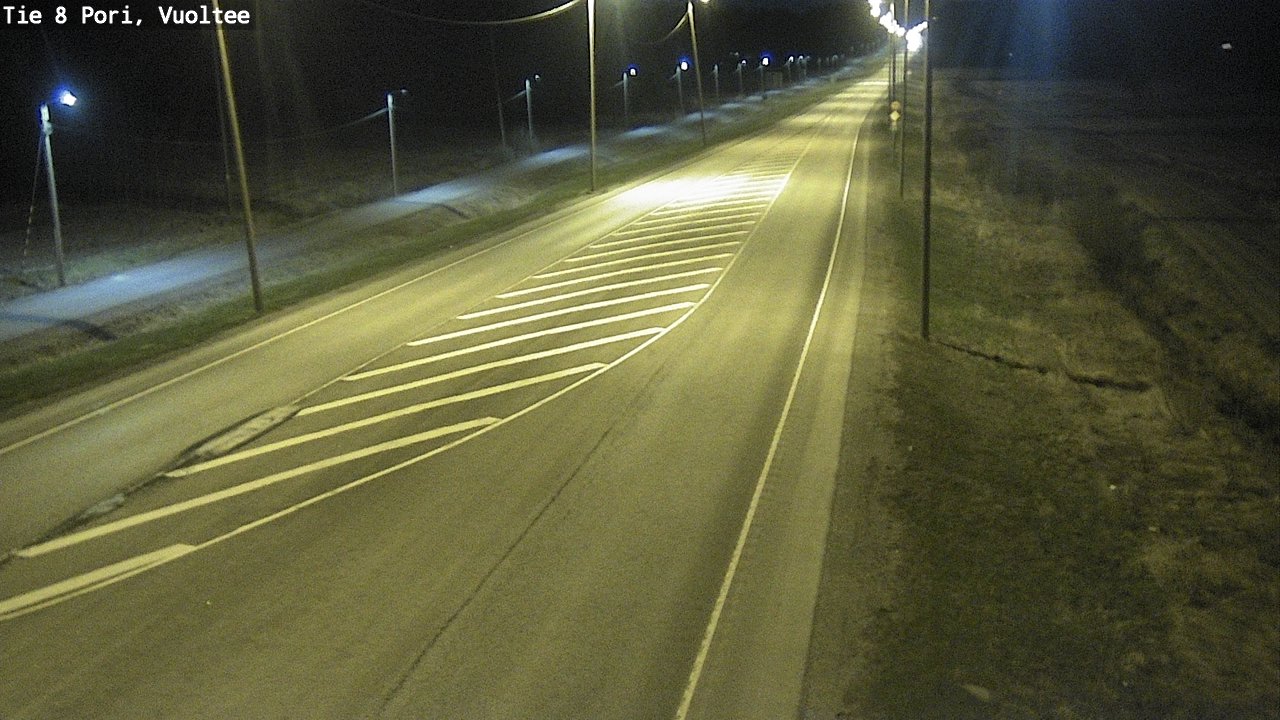Weather Camera Image Väg 8 Björneborg, Vuoltee, Pori, Satakunta