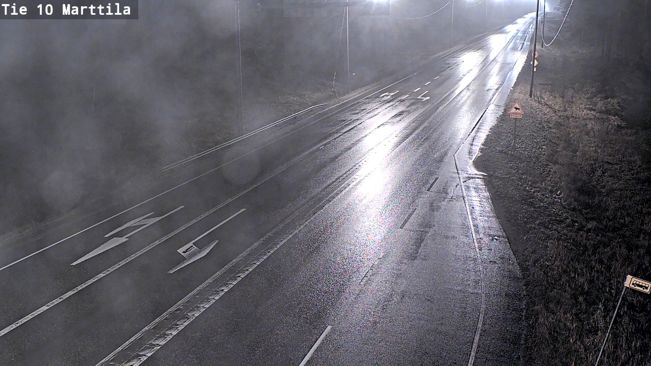 Weather Camera Image Väg 10 S:t Mårtens, Marttila, Varsinais-Suomi