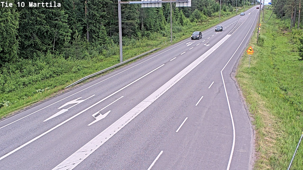 Weather Camera Image Road 10 Marttila, Marttila, Varsinais-Suomi