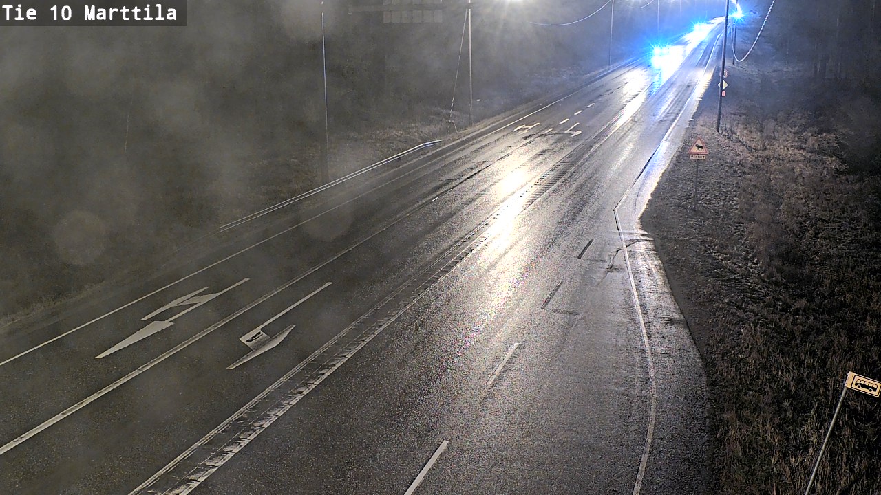 Weather Camera Image Väg 10 S:t Mårtens, Marttila, Varsinais-Suomi