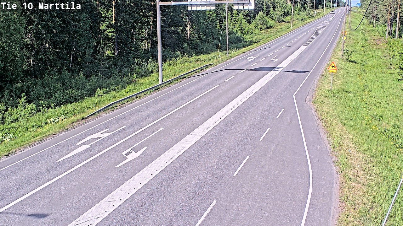 Weather Camera Image Road 10 Marttila, Marttila, Varsinais-Suomi