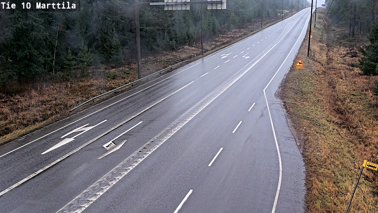 Weather Camera Image Road 10 Marttila, Marttila, Varsinais-Suomi