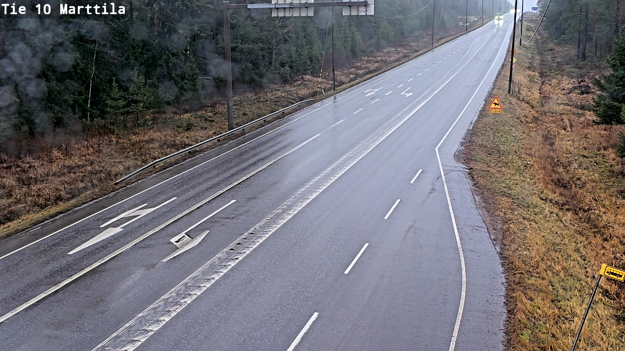 Weather Camera Image Väg 10 S:t Mårtens, Marttila, Varsinais-Suomi