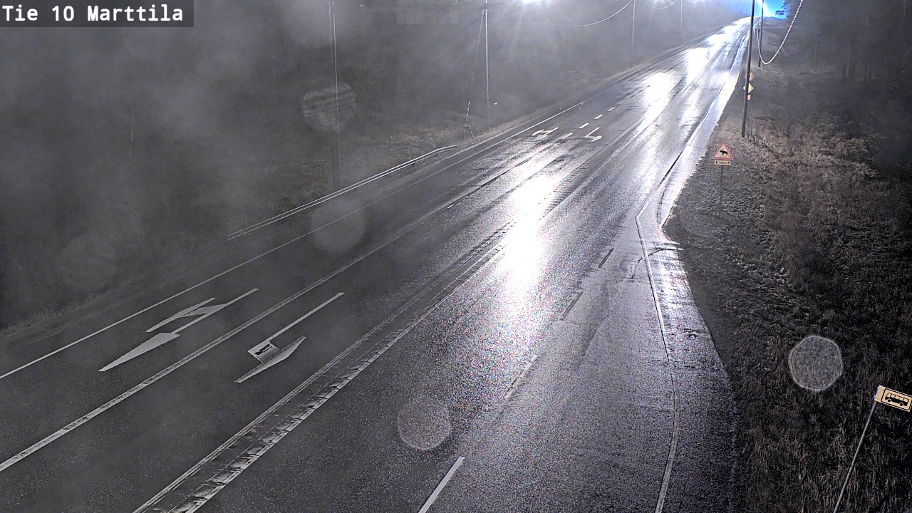 Weather Camera Image Väg 10 S:t Mårtens, Marttila, Varsinais-Suomi