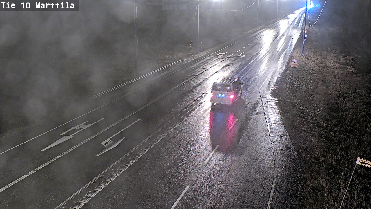 Weather Camera Image Väg 10 S:t Mårtens, Marttila, Varsinais-Suomi