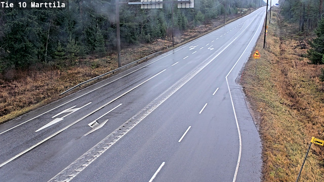 Weather Camera Image Road 10 Marttila, Marttila, Varsinais-Suomi