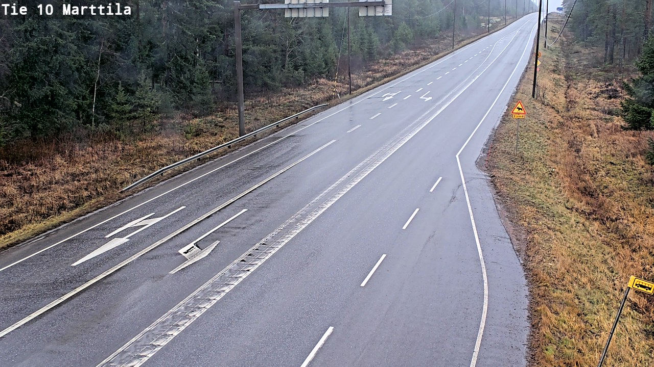 Weather Camera Image Väg 10 S:t Mårtens, Marttila, Varsinais-Suomi