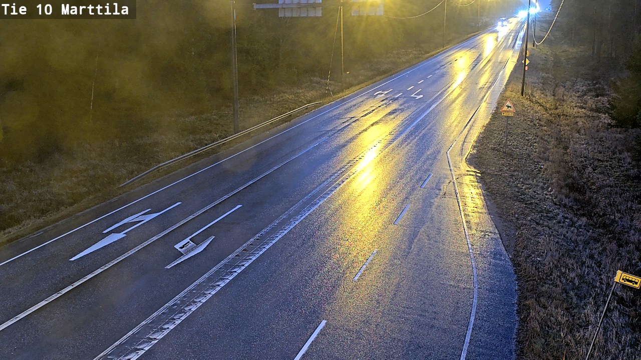 Weather Camera Image Väg 10 S:t Mårtens, Marttila, Varsinais-Suomi