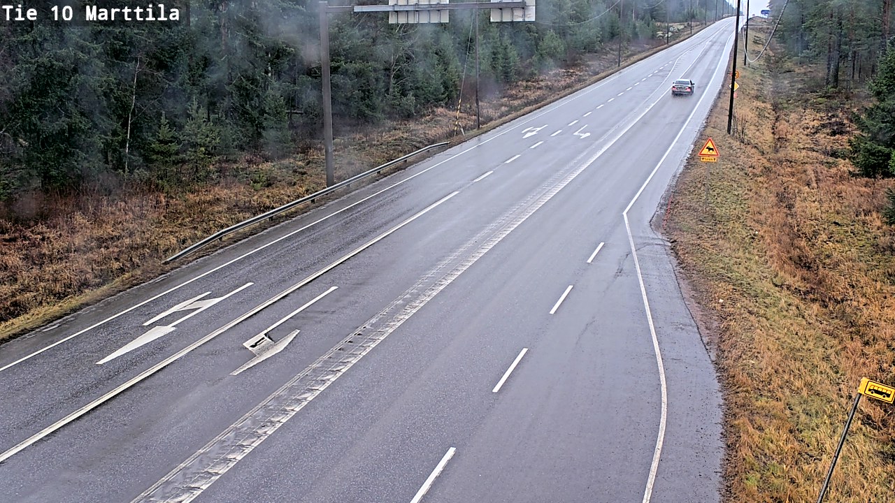 Weather Camera Image Road 10 Marttila, Marttila, Varsinais-Suomi
