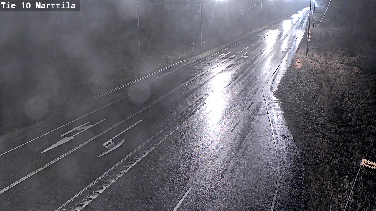 Weather Camera Image Väg 10 S:t Mårtens, Marttila, Varsinais-Suomi