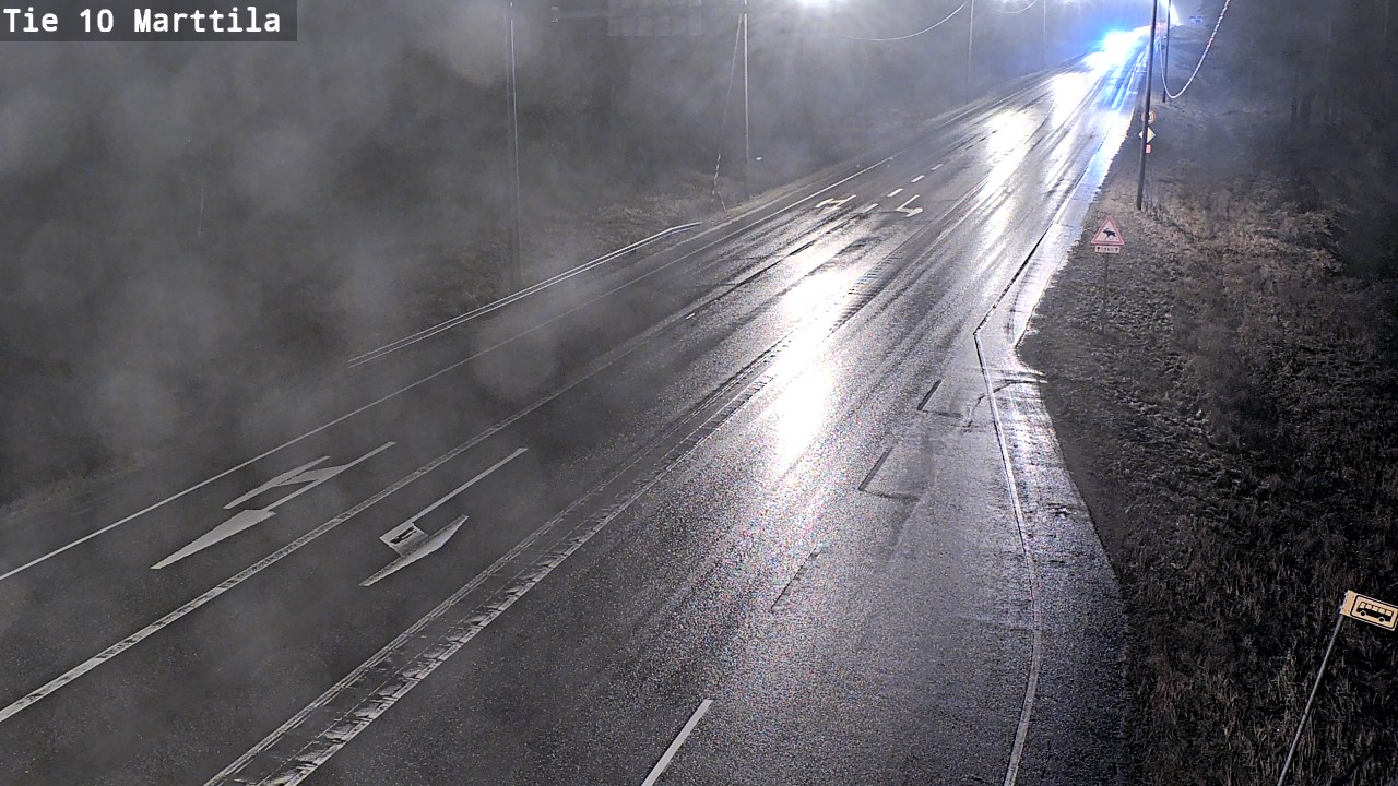 Weather Camera Image Väg 10 S:t Mårtens, Marttila, Varsinais-Suomi