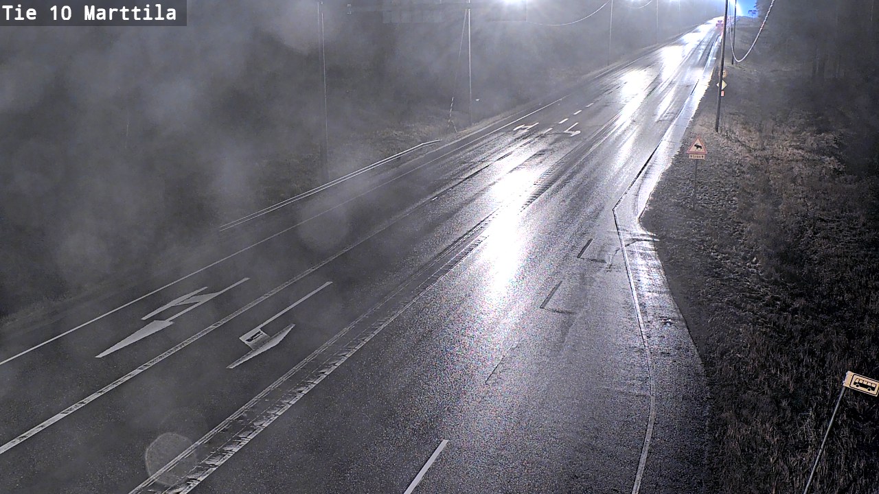 Weather Camera Image Väg 10 S:t Mårtens, Marttila, Varsinais-Suomi