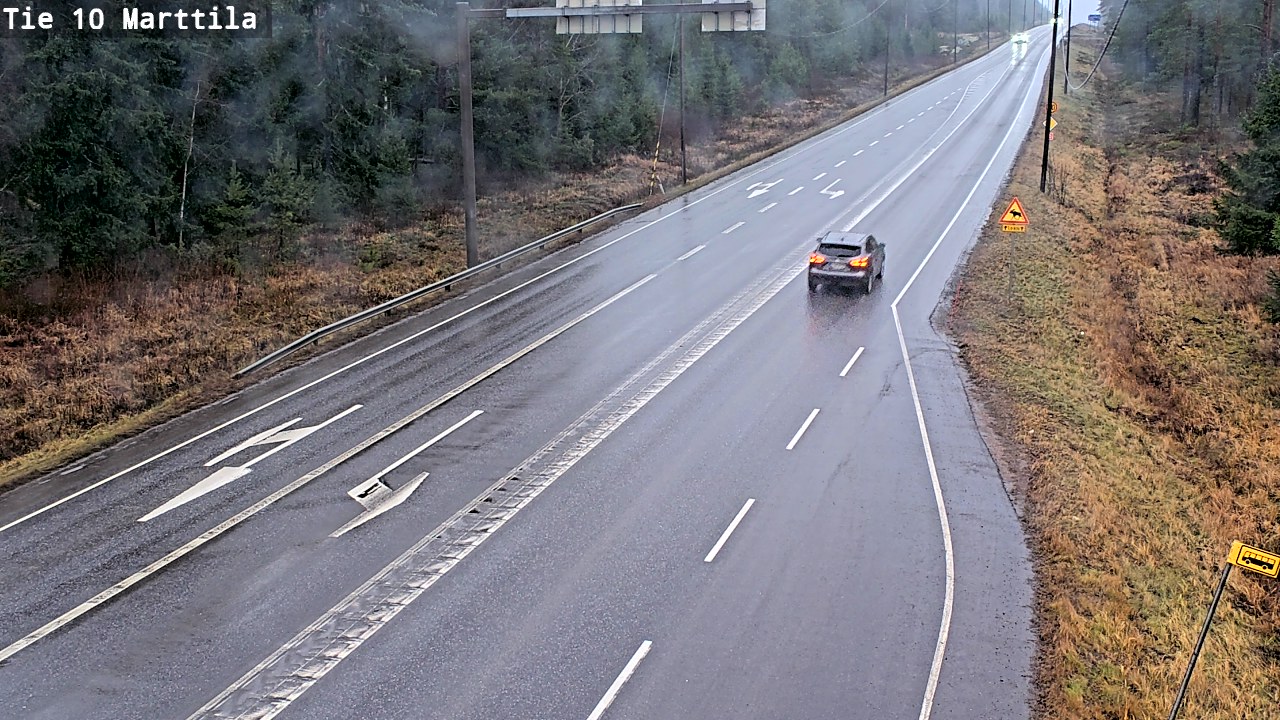 Weather Camera Image Road 10 Marttila, Marttila, Varsinais-Suomi