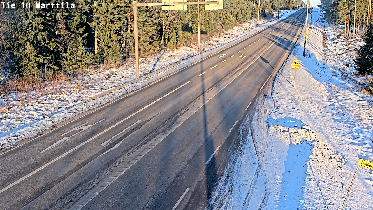 Weather Camera Image Väg 10 S:t Mårtens, Marttila, Varsinais-Suomi