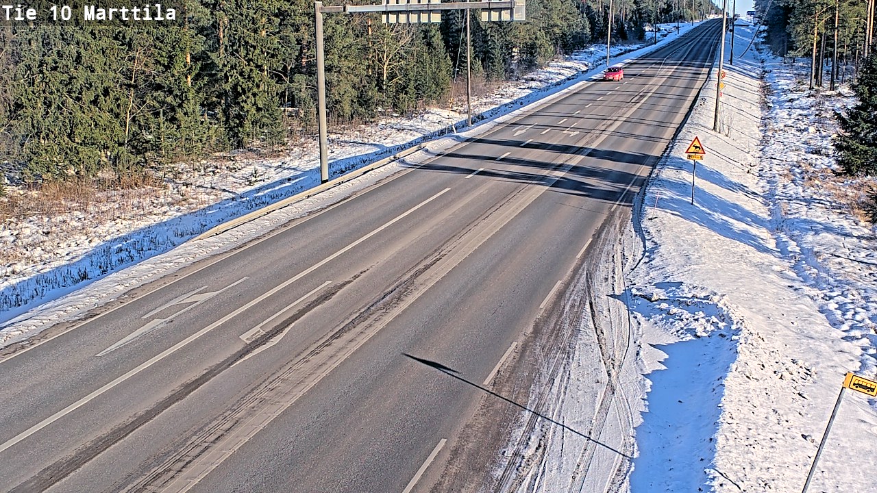 Weather Camera Image Väg 10 S:t Mårtens, Marttila, Varsinais-Suomi