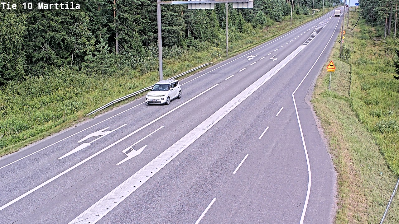 Weather Camera Image Väg 10 S:t Mårtens, Marttila, Varsinais-Suomi