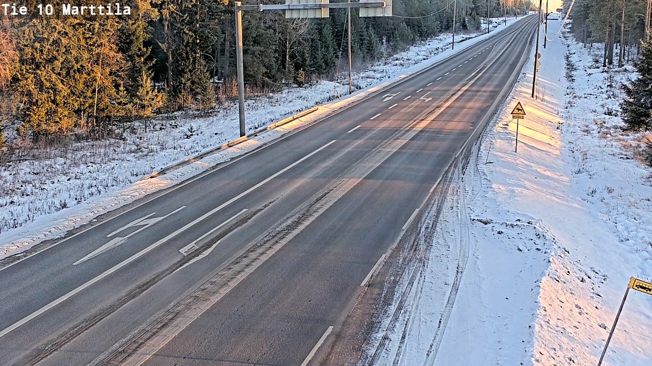 Weather Camera Image Road 10 Marttila, Marttila, Varsinais-Suomi