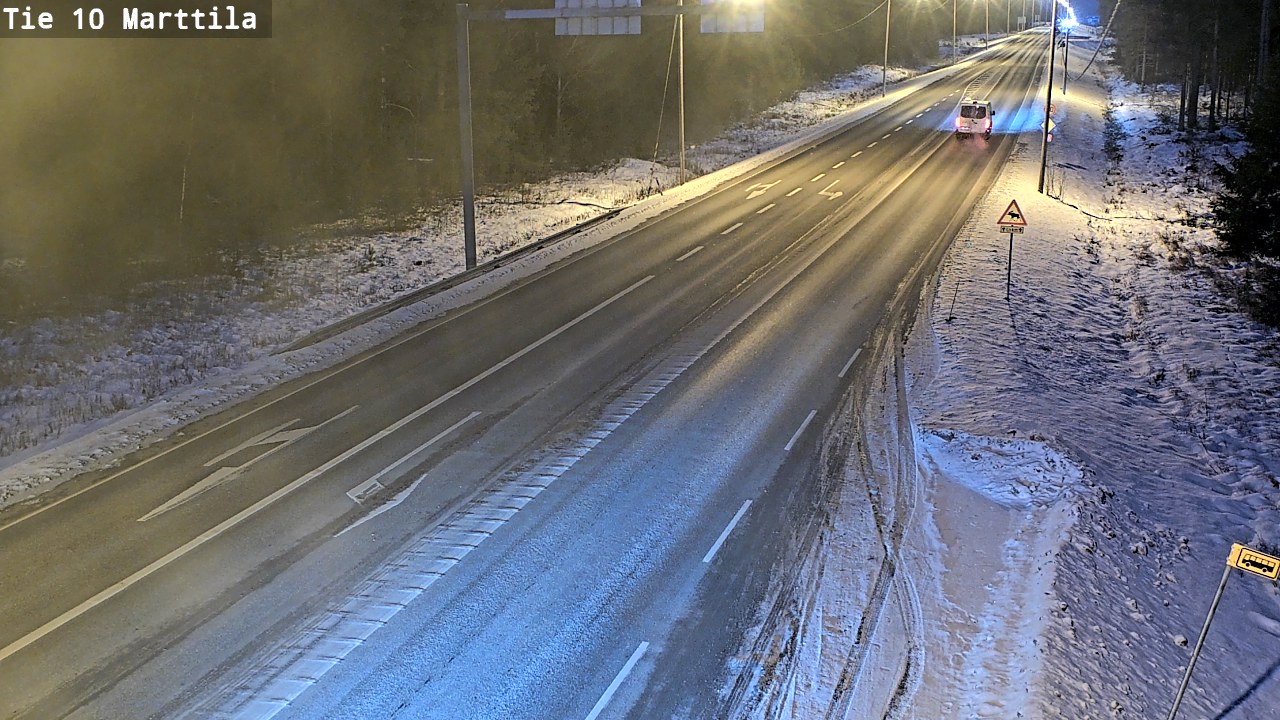 Weather Camera Image Väg 10 S:t Mårtens, Marttila, Varsinais-Suomi
