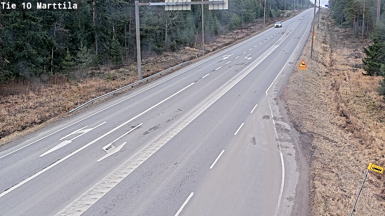 Weather Camera Image Väg 10 S:t Mårtens, Marttila, Varsinais-Suomi