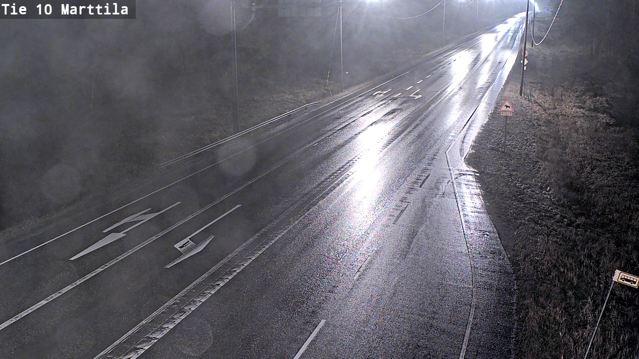 Weather Camera Image Väg 10 S:t Mårtens, Marttila, Varsinais-Suomi