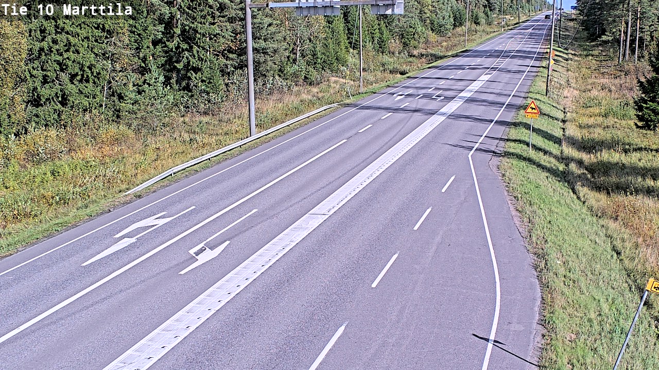 Weather Camera Image Road 10 Marttila, Marttila, Varsinais-Suomi
