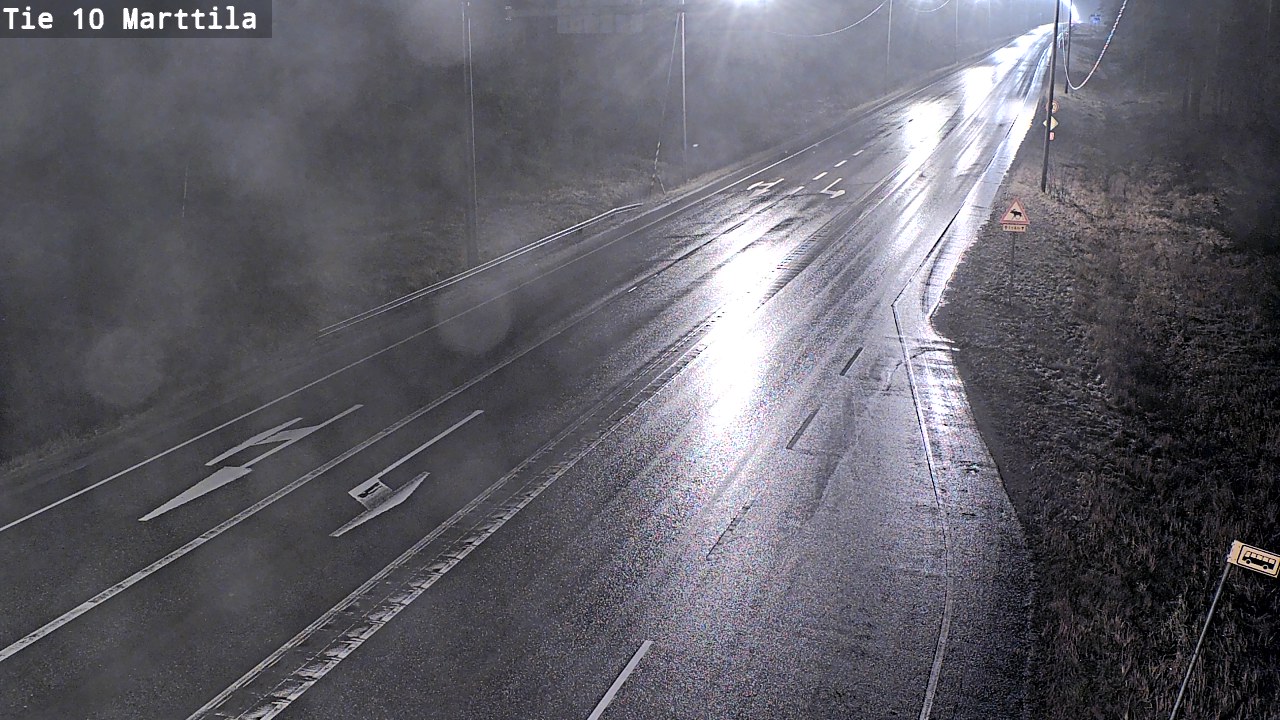 Weather Camera Image Väg 10 S:t Mårtens, Marttila, Varsinais-Suomi