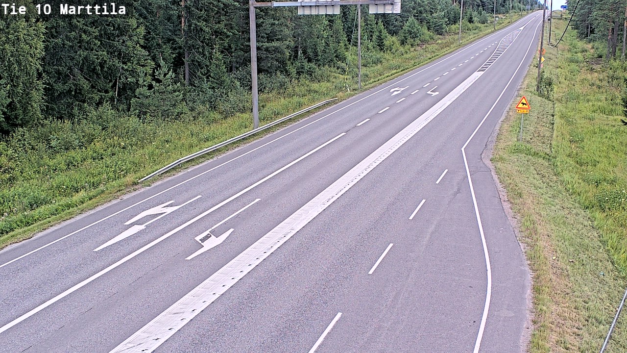 Weather Camera Image Road 10 Marttila, Marttila, Varsinais-Suomi