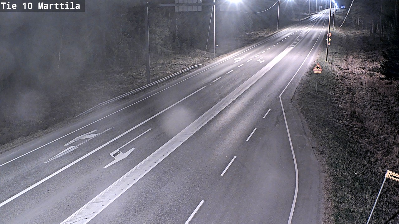 Weather Camera Image Road 10 Marttila, Marttila, Varsinais-Suomi