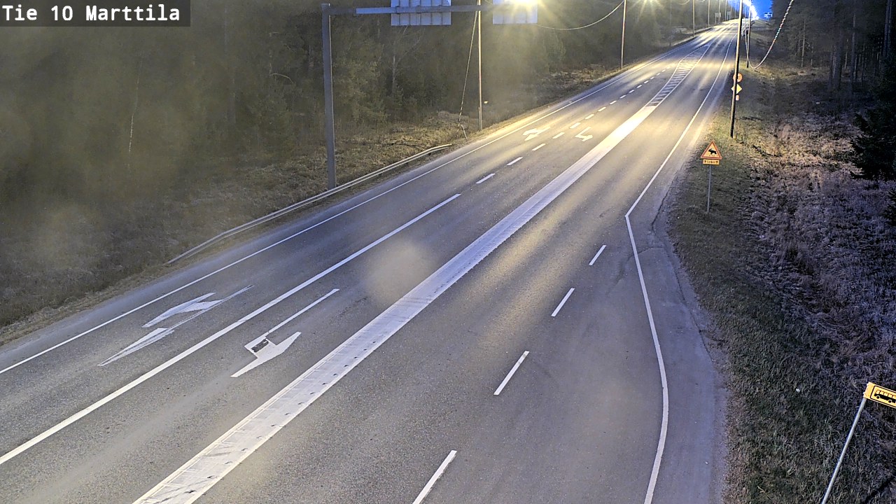 Weather Camera Image Road 10 Marttila, Marttila, Varsinais-Suomi