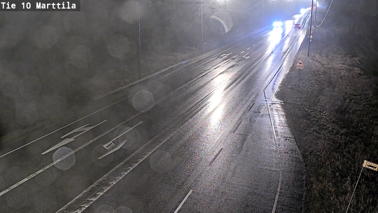 Weather Camera Image Väg 10 S:t Mårtens, Marttila, Varsinais-Suomi