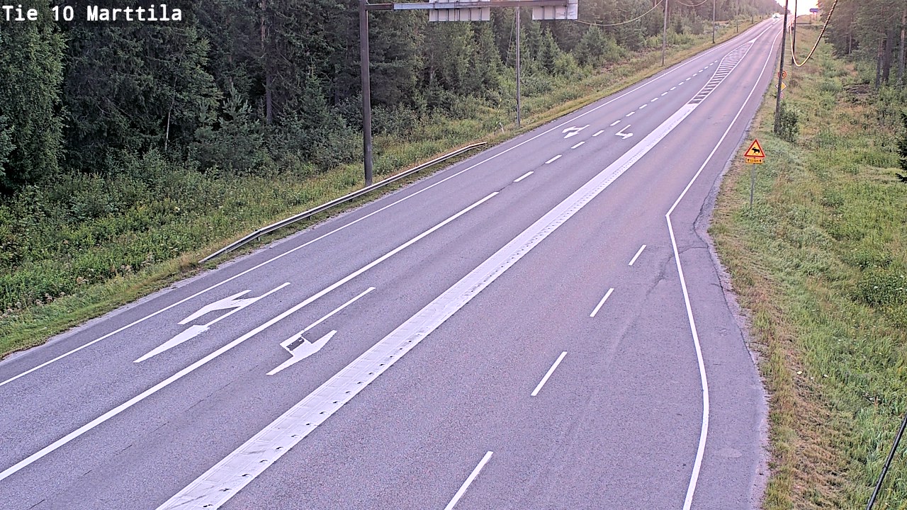 Weather Camera Image Road 10 Marttila, Marttila, Varsinais-Suomi
