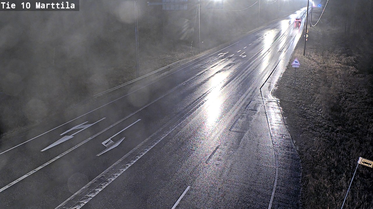 Weather Camera Image Väg 10 S:t Mårtens, Marttila, Varsinais-Suomi