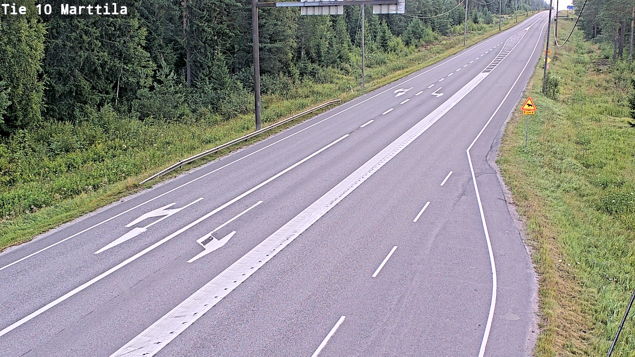 Weather Camera Image Road 10 Marttila, Marttila, Varsinais-Suomi
