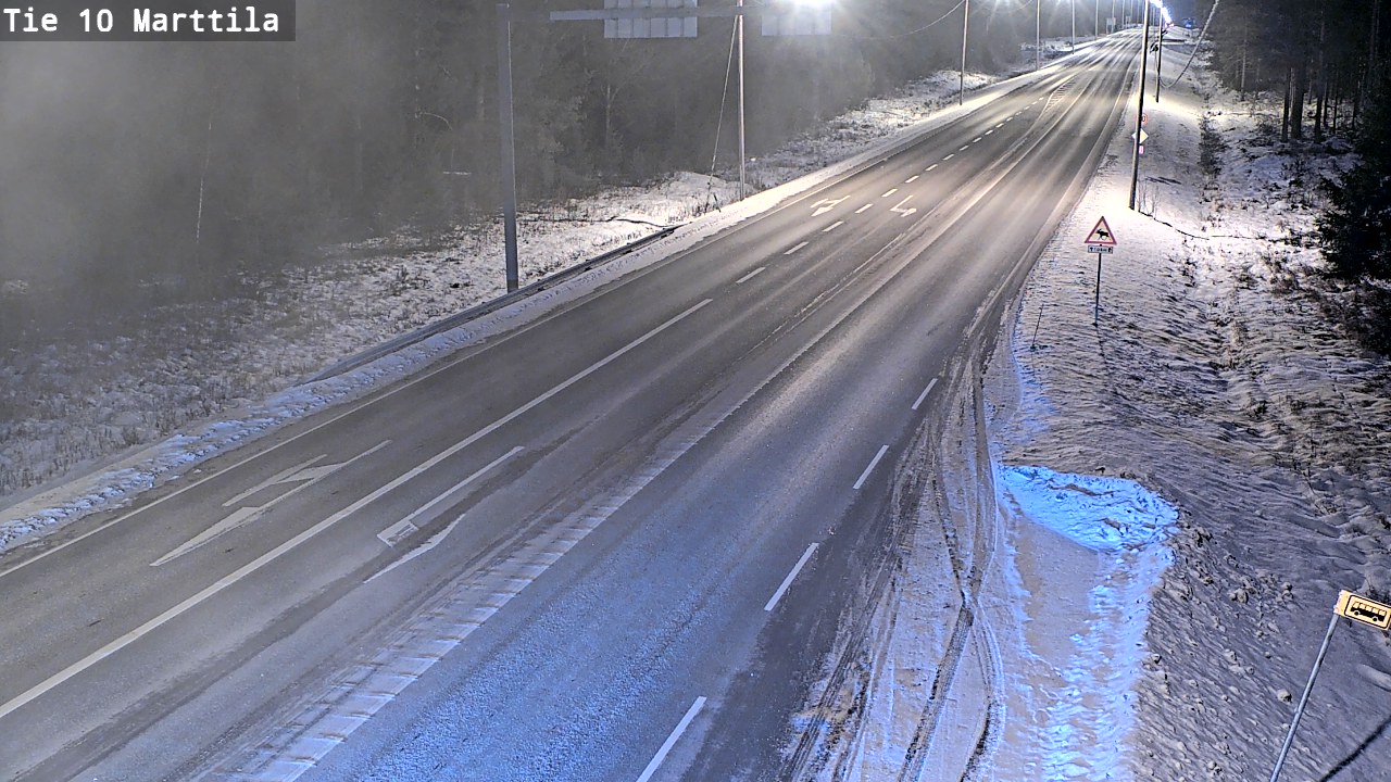 Weather Camera Image Road 10 Marttila, Marttila, Varsinais-Suomi