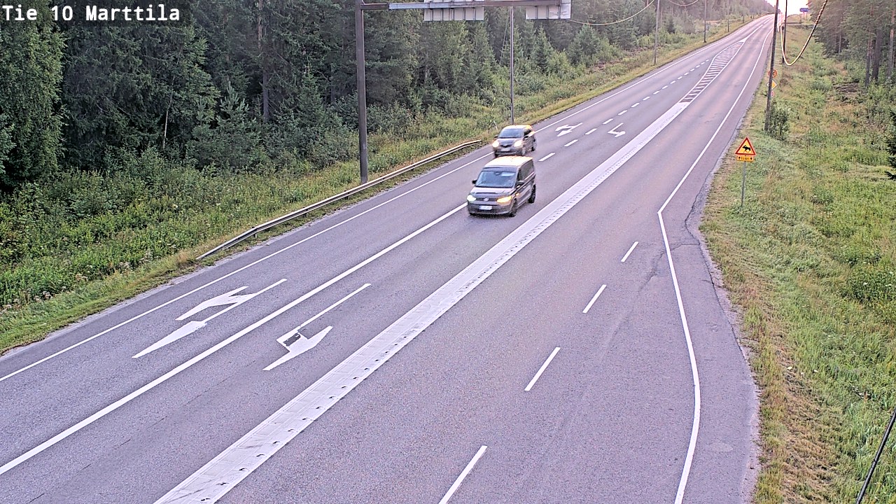 Weather Camera Image Road 10 Marttila, Marttila, Varsinais-Suomi